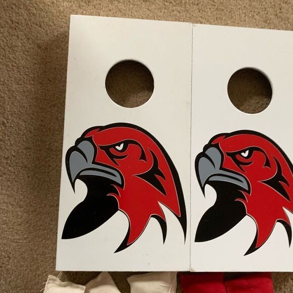 Miami RedHawks Mini Corn Hole Game - Picture 2 of 7